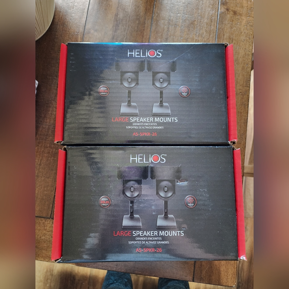 Black Large Speaker Mounts